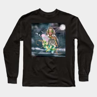 Best friends, fairy, crow and tiger Long Sleeve T-Shirt